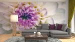 fotobehang dahlia - woonkamer